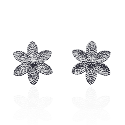 Brinco Lírio Pequeno 123948 Ródio