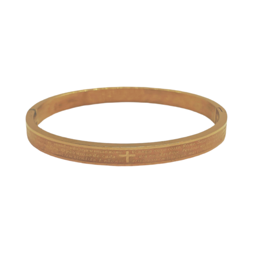 Pulseira Pai Nosso Média 126030 Rosé