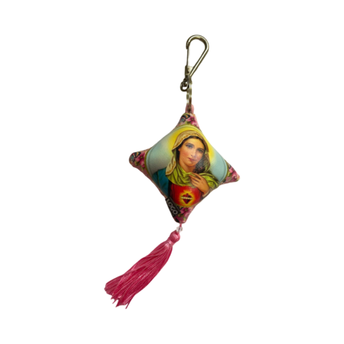 Chaveiro Estampa 112591 Sagrado Coração de Maria