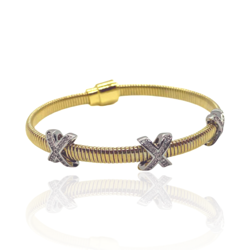 Pulseira Triplo X 129082 Ouro Mix