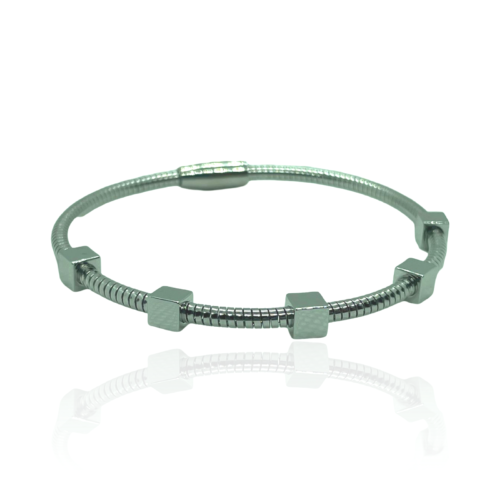 Pulseira Penta Cubos 129637 Aço