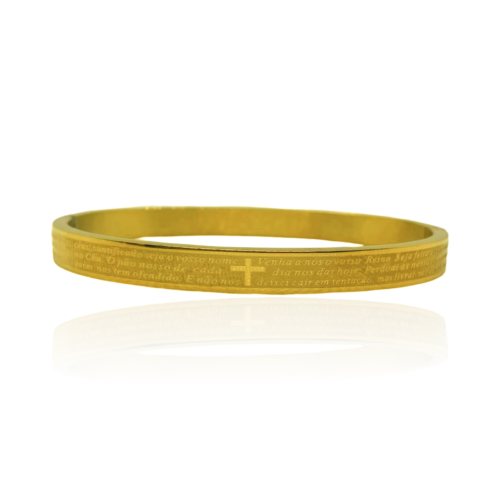 Pulseira Pai Nosso Média 126030 Ouro