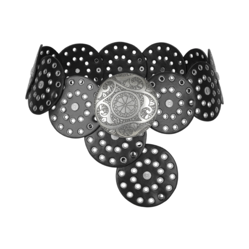 Cinto Boho Chic 130310 Black/Prata