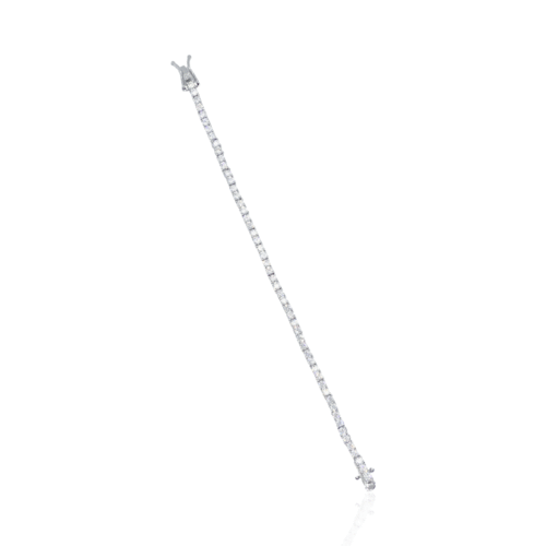 Pulseira Riviera Dungo 130318 Ródio (15cm)