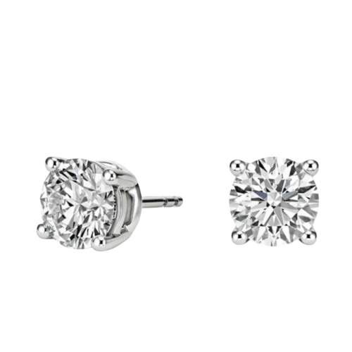 Brinco Round Moissanite 8MM 131102