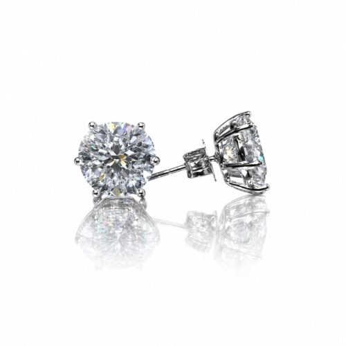 Brinco Round Glam 11.0mm 131039 (Moissanite)
