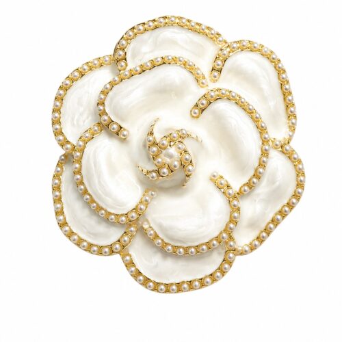 Broche Flower 133309 Branco