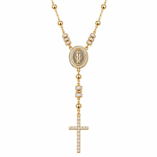 Colar Terço Véu 132181 Ouro